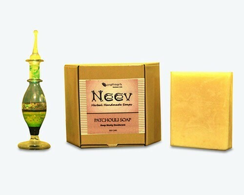 Neev Patchouli Handmade Soap - A deep Musky Natural Deodrant