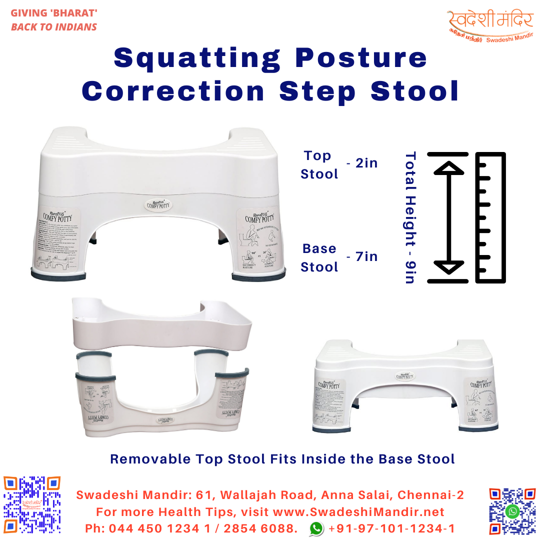 Squatting Posture Correction Step Stool