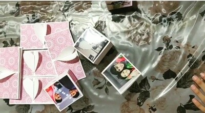 POP UP CUBER BOXES PHOTO ABLUM - HANDMADE