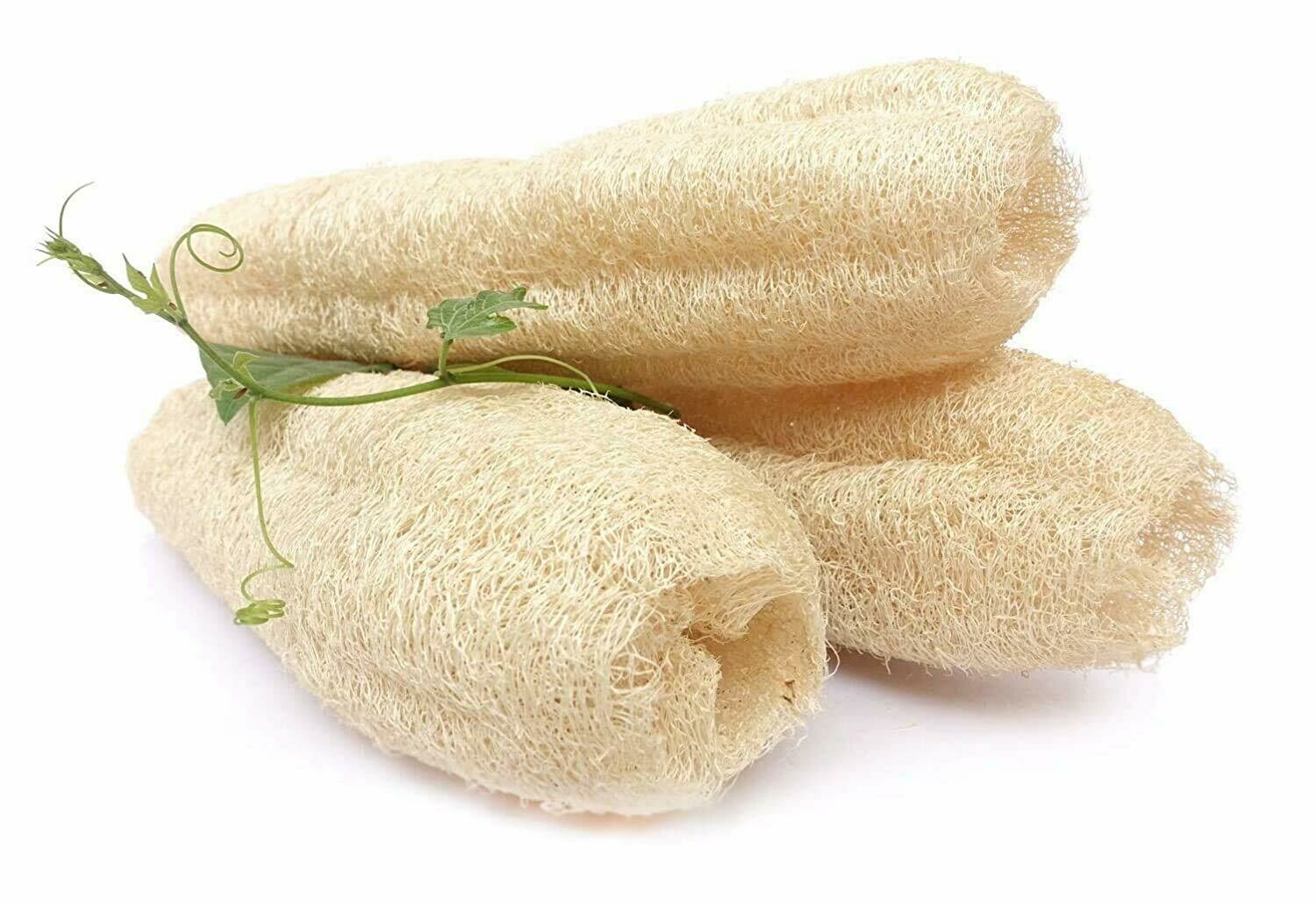 Natural, Eco-Friendly Loofah Scrubber for Bathing, Exfoliate, Cleanse Skin, or Wash Utensils