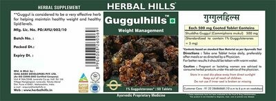 Herbal Hills Guggulhills 60Tablets