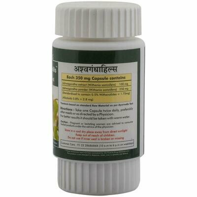 Herbal Hills Ashwagandha - General Wellness Withania Somnifera 60 Tablets