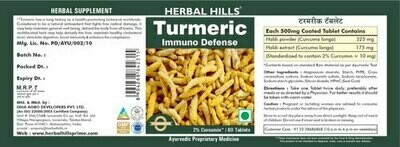 Herbal Hills Turmerichills Turmeric 60Capsule