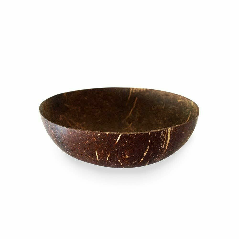 Coconut Shell Hand Made Round Bowl Without Bottom Eco - Friendly