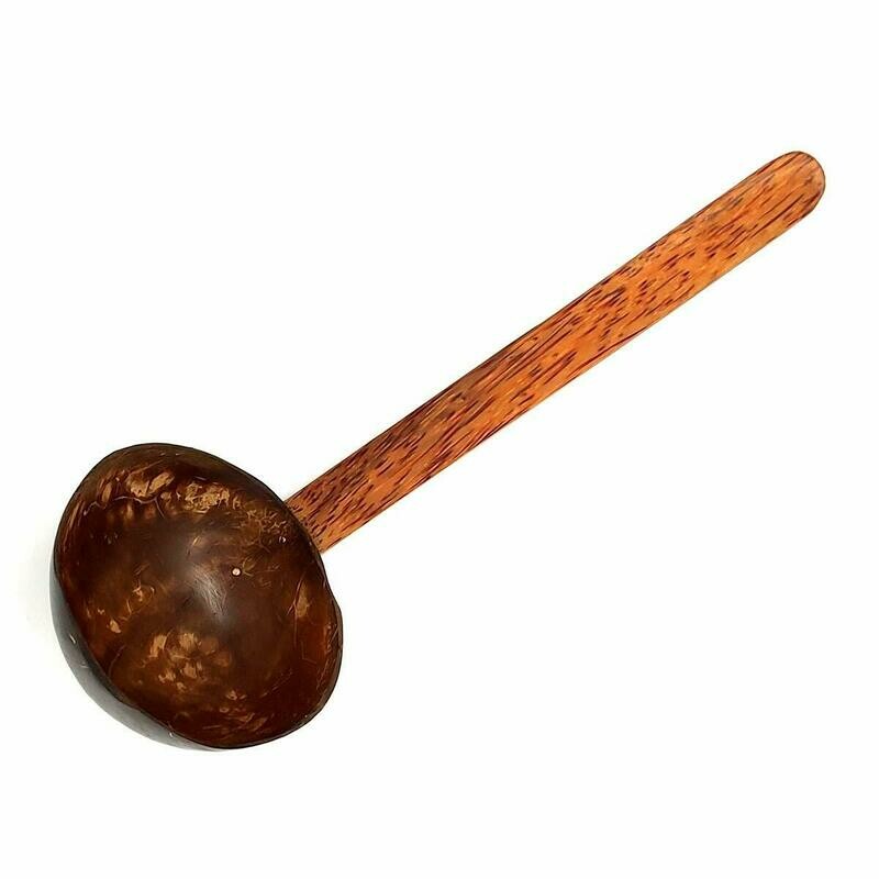 Coconut Shell Hand Made Rice Serving Spoon Eco - Friendly