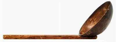 Coconut Shell Hand Made Rice Serving Spoon Eco - Friendly