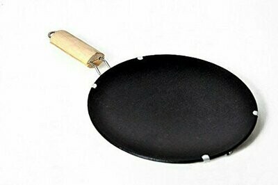 Black Mud / Clay Tawa Non-Stick Calories Rotis with Handle