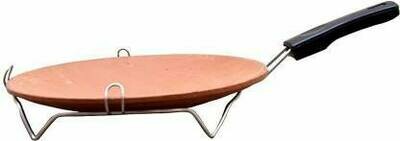 Red Mud / Clay Roti Tawa with Handle