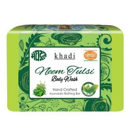 Meghdoot Khadi Ayurvedic Neem Tulsi Body Wash 125g