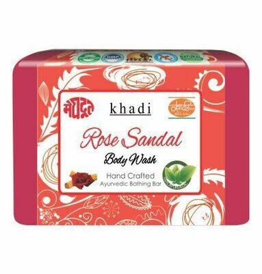 Meghdoot Khadi Ayurvedic Rose Sandal Body Wash 125g