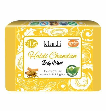 Meghdoot Khadi Ayurvedic Haldi Chandan Body Wash 125g