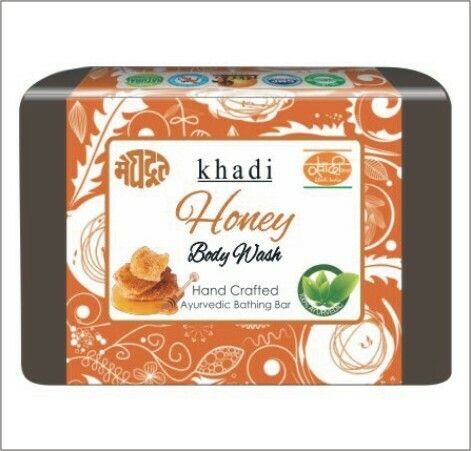Meghdoot Khadi Ayurvedic Honey Body Wash 125g
