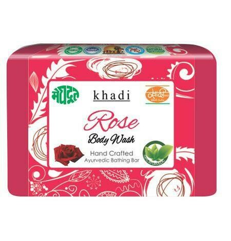 Meghdoot Khadi Ayurvedic Rose Body Wash 125g