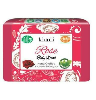Meghdoot Khadi Ayurvedic Rose Body Wash 125g
