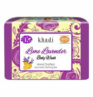 Meghdoot Khadi Ayurvedic Lime Lavender Body Wash 125g