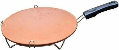 Red Mud / Clay Roti Tawa with Handle