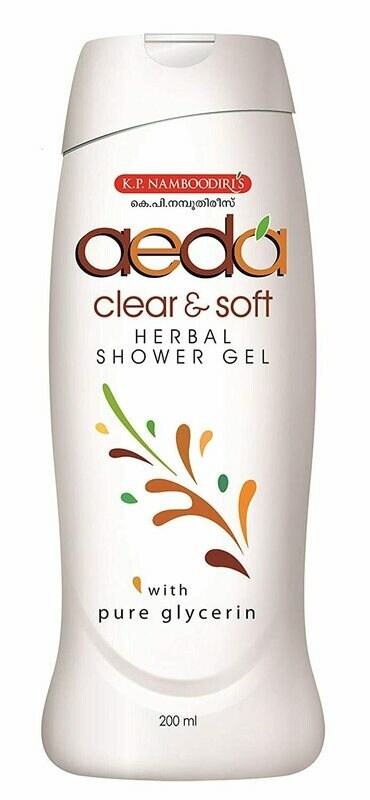 K.P. Namboodiri's Aeda Clear &amp; Soft Shower Gel 200ml