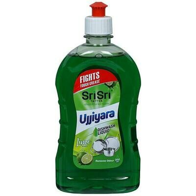 Sri Sri Tattva Ujjiyara Liquid Dishwash Lime 500ml