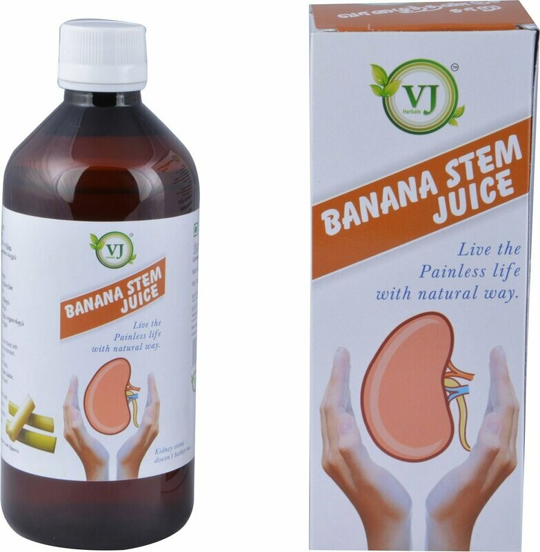 VJ HERBALS BANANA STEM EXTRACT - வாழைத்தண்டு சாறு - 500ml