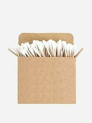 Eco-friendly Bamboo Wood and Cotton Swab Ear Buds Cleaner (Zero Plastic)