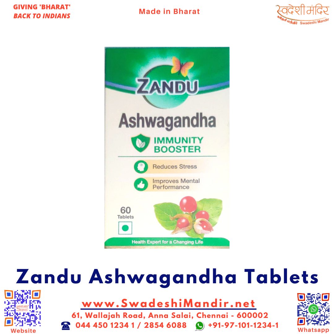 Zandu Ashwagandha Tablets - Immunity Booster