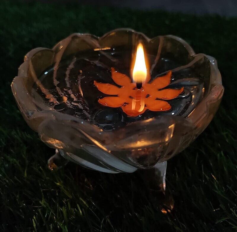 Floating Diya 5pcs &amp; Candle Thiri 10pcs