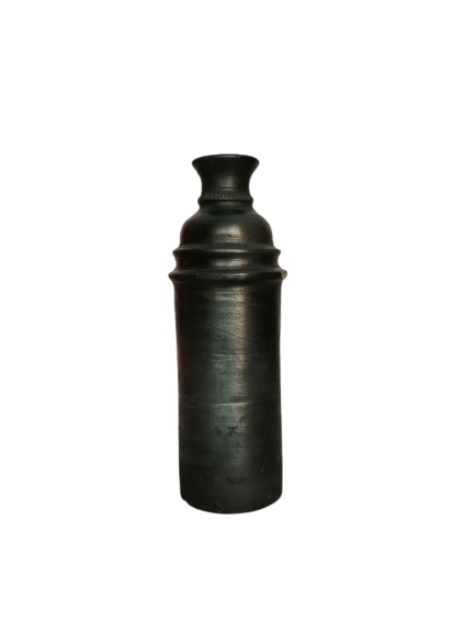 Black  Clay Water Bottle - 1 liter