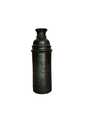 Black  Clay Water Bottle - 1 liter