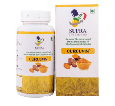 SUPRA - CURCUVIN - 60 Veg Tablets