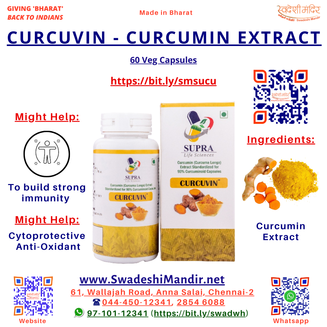 SUPRA - CURCUVIN - 60 Veg Tablets