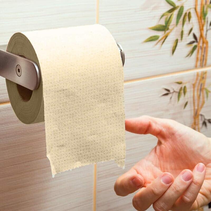 Beco 3-Ply Unbleached, Extra Soft Tissue Roll / Toilet Tissue Paper (330 Pulls) | Natural, Organic, Eco-friendly and Biodegradable.