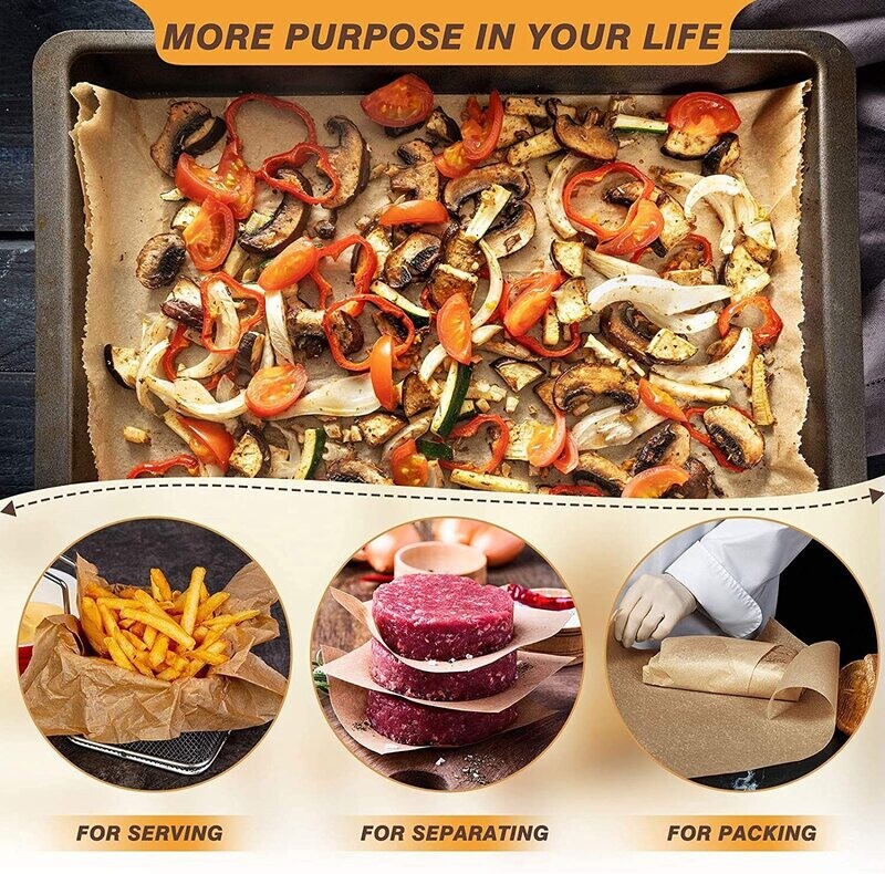 Beco Baking &amp; Cooking Parchment Paper | Cook 'n' Bake | 100% Natural Bamboo Pulp | Non-chemicalized and Chlorine-Free |