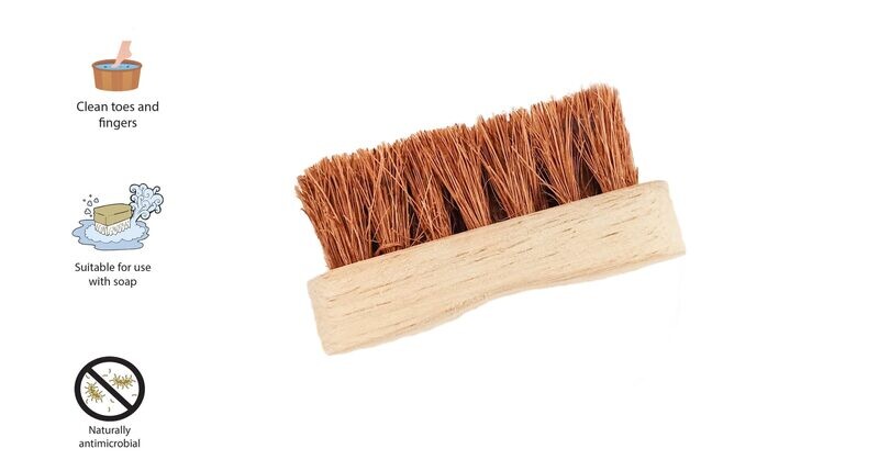 PEDICURE &amp; MANICURE SOFT 
(Made with Coconut Coir &amp; Wood) (Plastic-Free) (Eco-Friendly)