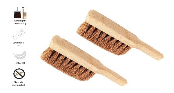 Coir Duster Brush
(Made with Coconut Coir &amp; Wood) (Plastic-Free) (Eco-Friendly)