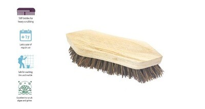 STIFF BOAT BRUSH
(Made with Coconut Coir &amp; Wood) (Plastic-Free) (Eco-Friendly)