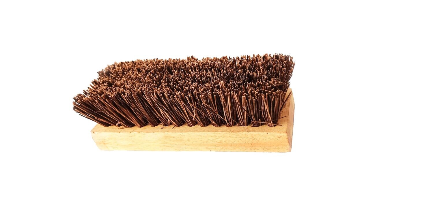 CLOTHES & KITCHEN SINK WASHING BRUSH - S
(Made with Coconut Coir & Wood) (Plastic-Free) (Eco-Friendly)