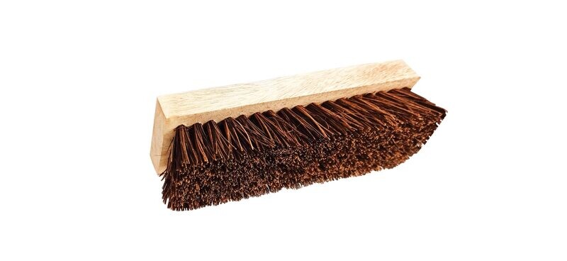 CLOTHES &amp; KITCHEN SINK WASHING BRUSH - M
(Made with Coconut Coir &amp; Wood) (Plastic-Free) (Eco-Friendly)