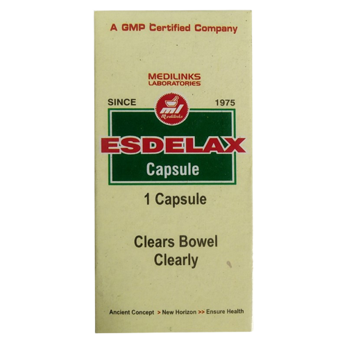 Esdelax Capsule: Natural, Non-Habitual Relief for Constipation &amp; Incomplete Bowel Evacuation