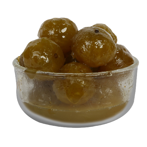 SWADESHI MANDIR&#39;S  AMLA SOAKED IN HONEY (AMLA MURUBBA) - தேனில் ஊறவைத்த நெல்லிக்காய் 500g