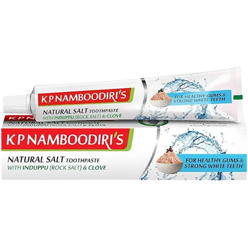 K.P. NAMBOODIRI'S NATURAL SALT TOOTHPASTE With Induppu (Rock Salt) & Clove
