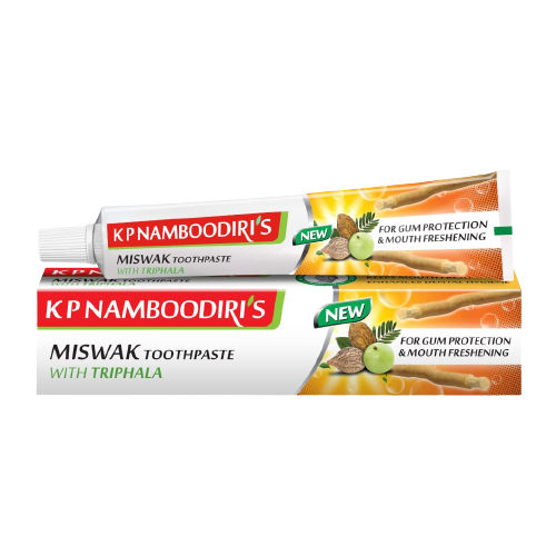 K.P. NAMBOODIRI &#39; S MISWAK TOOTHPASTE WITH TRIPHALA, Size: 40g