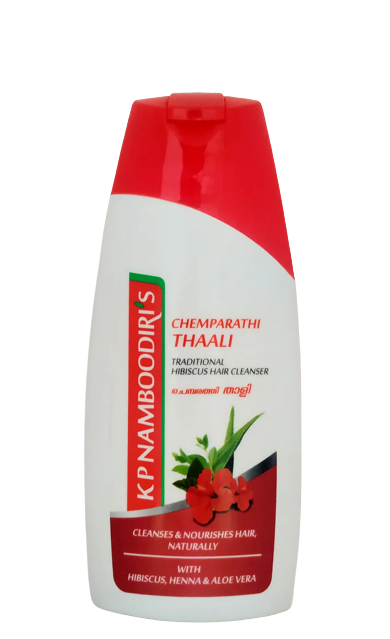 K.P. NAMBOODIRI'S CHEMPARATHI THAALI
Traditionally, Daily Hibiscus Hair Cleanser