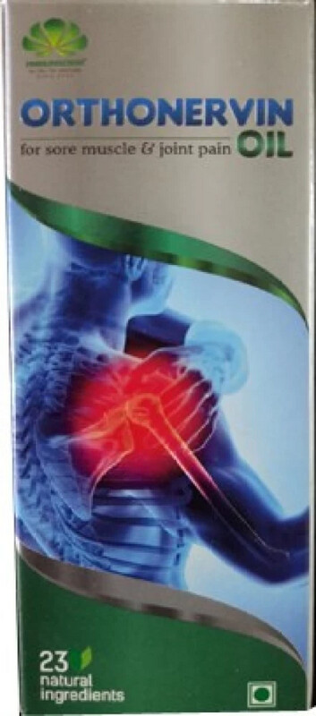 PANKAJAKASTHURI ORTHONERVIN OIL 
for Sore Muscle &amp; Joint Pain
