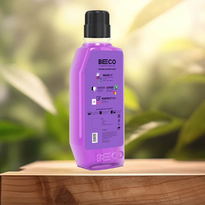 BECO LAUNDRY CLEANER LIQUID
Made of Coconut &amp; Plant Based Formula - 1000 ml
