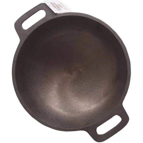 PRE-SEASONED CAST IRON COOKWARE - KADAI