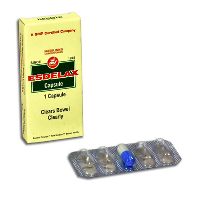 Esdelax Capsule: Natural, Non-Habitual Relief for Constipation & Incomplete Bowel Evacuation