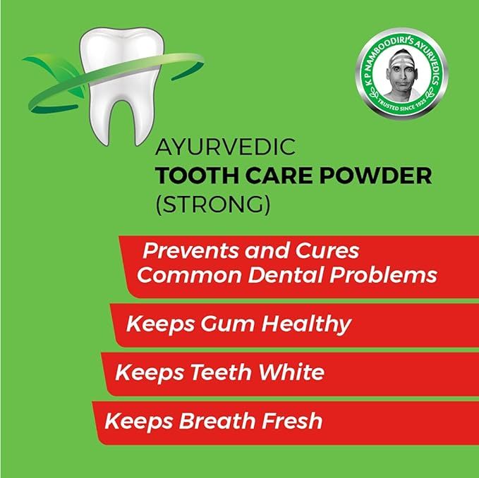 K.P. NAMBOODIRI' S DANTADHAVANA STRONG TOOTH CARE POWDER