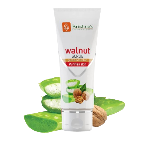 Krishna Aloe vera Walnut Scrub 100ml