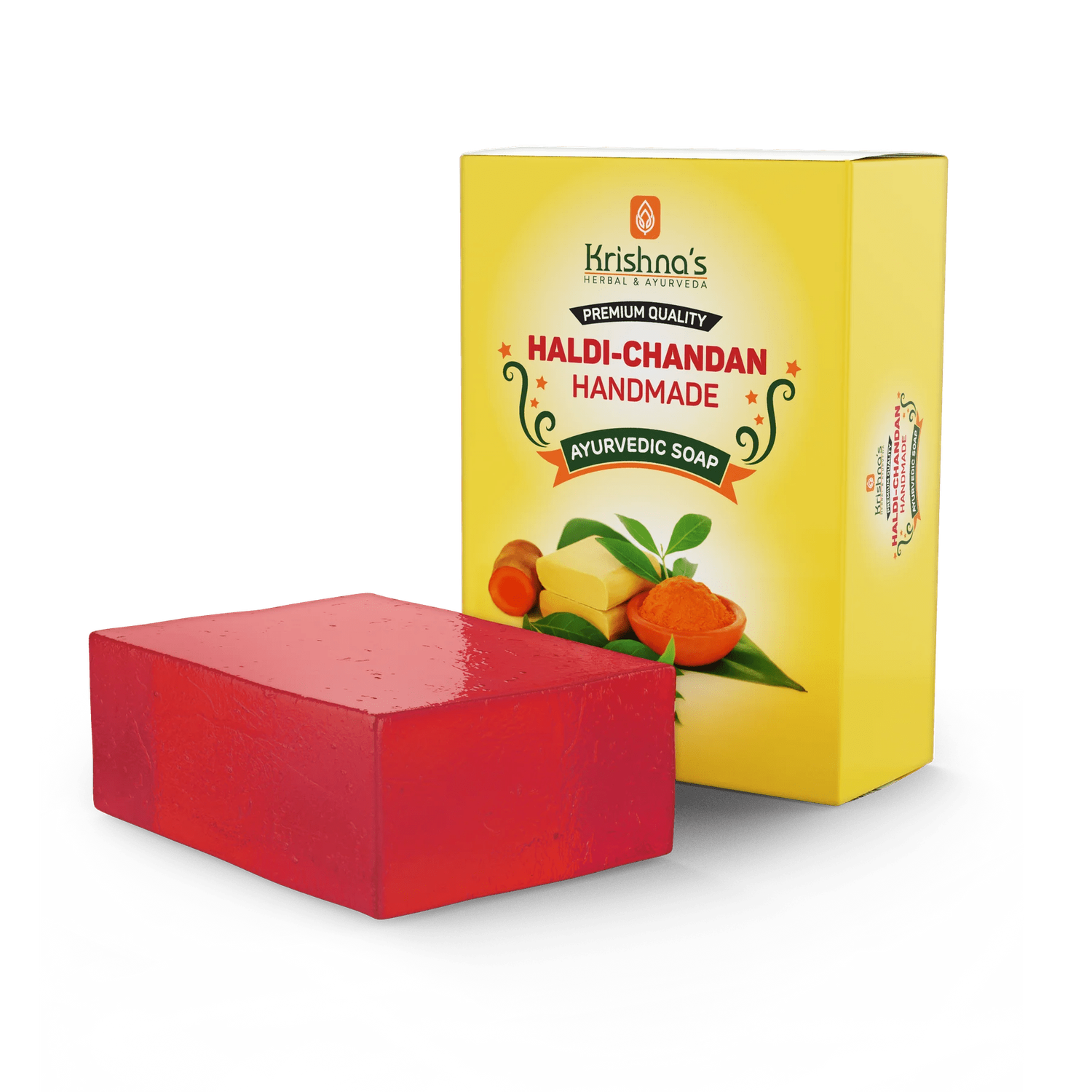 KRISHNA HALDI CHANDAN HANDMADE SOAP 100gms