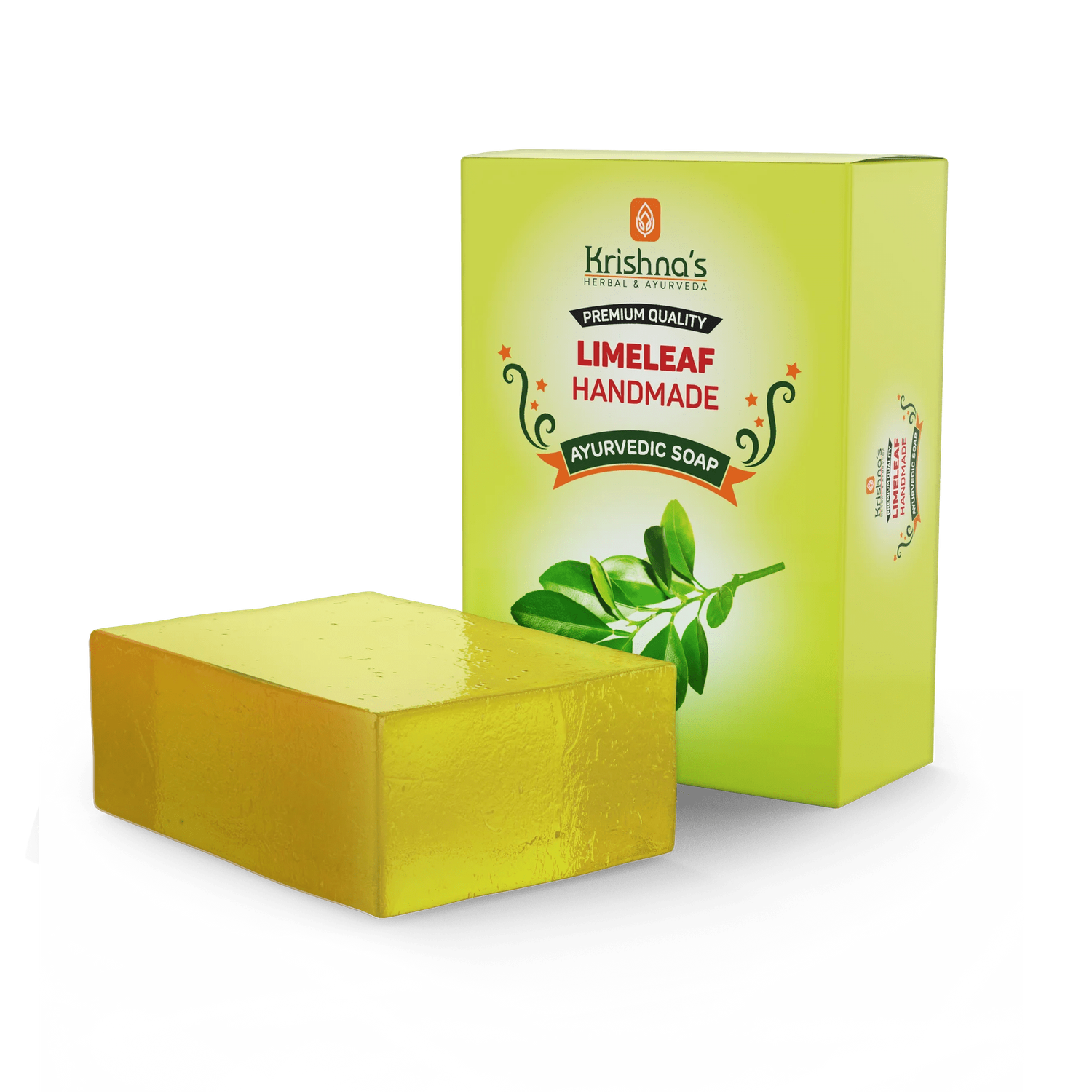 KRISHNA LIMELEAF HANDMADE SOAP 100gms